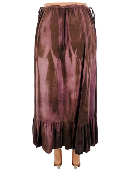 Vtg Free People Boho Embroidered Maxi Skirt| Boho Grunge Fairycore Dark Coquette - Picture 8 of 16